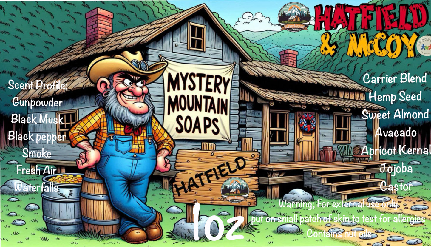 Hatfield and McCoy beard oil