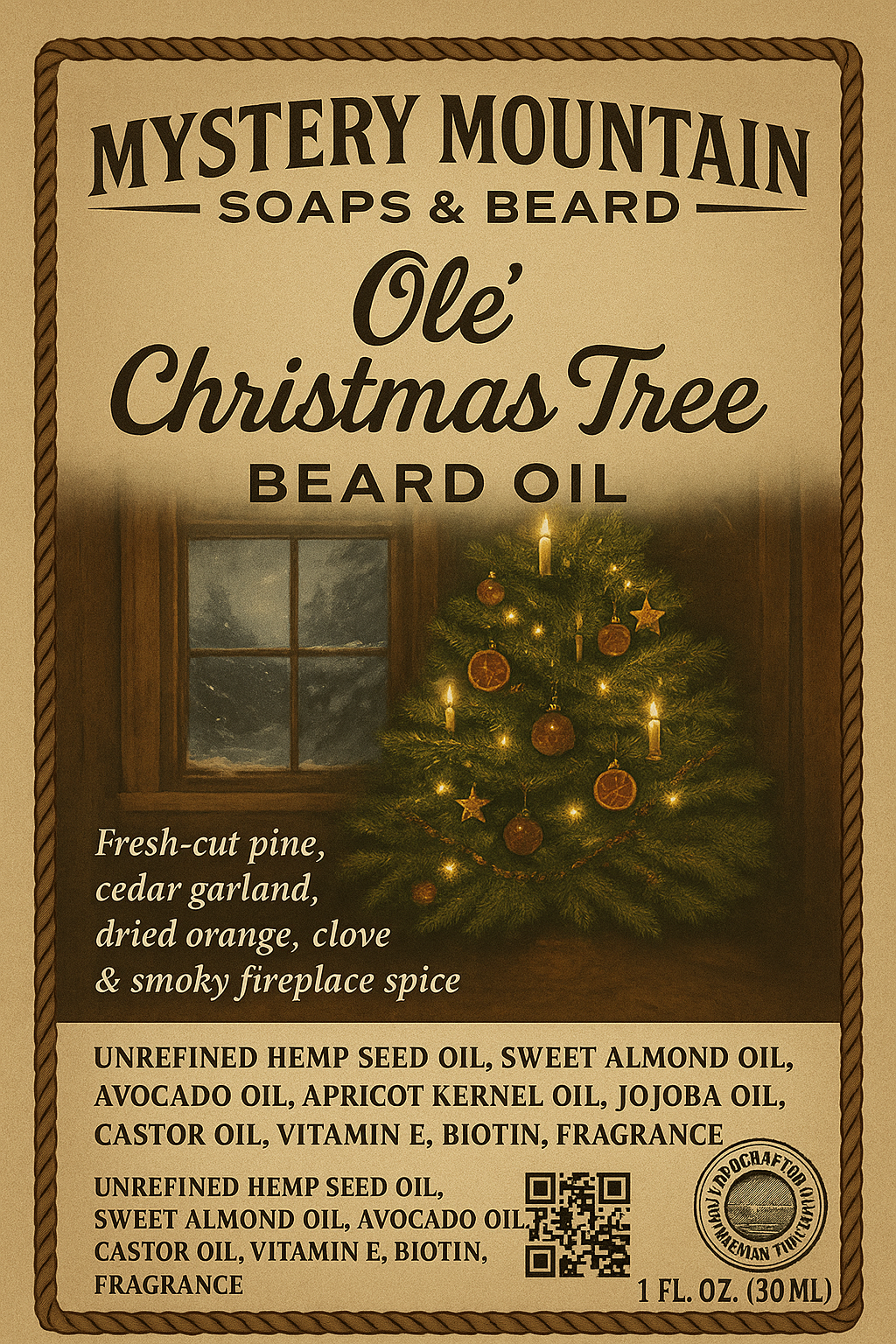 🎄 Ole’ Christmas Tree – Beard Oil
